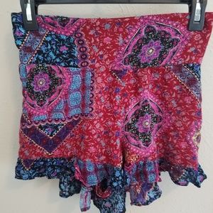 Altar'd State Boho High-Rise Soft Shorts